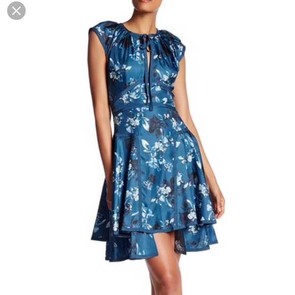 henrietta high low dress